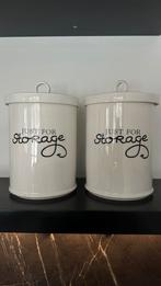 Riviera maison voorraad potten, Ophalen of Verzenden, Zo goed als nieuw, Glas, Pot, Bus of Blik