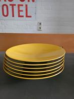 Gimax greyline gele borden 23 cm. 6 stuks, Ophalen of Verzenden