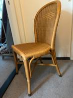 Rotan eetkamerstoelen 4 stuks, Ophalen, Bruin, Riet of Rotan, Zo goed als nieuw