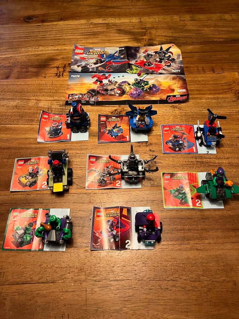 Lego Marvel Mighy Micros.  76065. 76064. 76073. 76086, Ophalen of Verzenden, Zo goed als nieuw