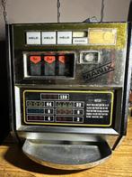 Gezocht klein gokkastje zoals Manix & music box, Overige munten, Ophalen of Verzenden, Zo goed als nieuw, Met sleutels