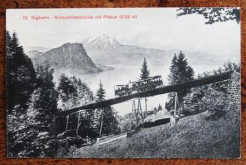 Zwitserland Rigibahn: Schnurtobelbrücke mit Pilatus beschikbaar voor biedingen
