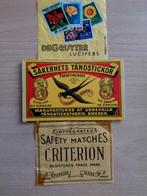 lucifers etiketten, Ophalen, Gebruikt, Luciferdoosjes of -merken