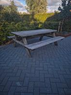 Picknickbank van hardhout, Ophalen, Gebruikt, Rechthoekig, Hout