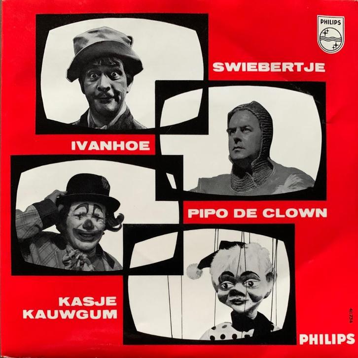 Swiebertje / Ivanhoe / Pipo De Clown / Kasje Kauwgom (7"), Cd's en Dvd's, Vinyl Singles, Gebruikt, Single, Kinderen en Jeugd, 7 inch