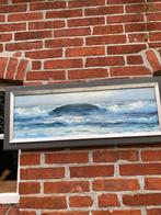 Branding in de zee geschilderd op Olieverf Ophalen…., Antiek en Kunst, Kunst | Schilderijen | Abstract, Ophalen