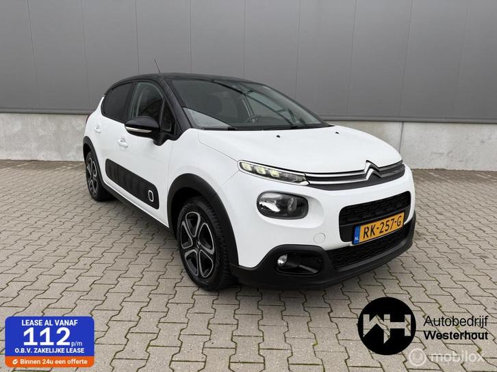 Citroen C3 1.2 PureTech Feel Edition Navi Line-Assist Airco, Auto's, Citroën, Bedrijf, Te koop, C3, ABS, Airbags, Airconditioning