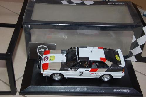 TOP DEAL !! AUDI QUATTRO RALLY SWEDEN #2 Minichamps WRH, Hobby en Vrije tijd, Modelauto's | 1:18, Zo goed als nieuw, Auto, MiniChamps