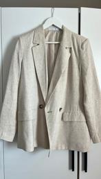 Creme kleurige blazer, Ophalen of Verzenden, Zo goed als nieuw, Maat 38/40 (M), Beige