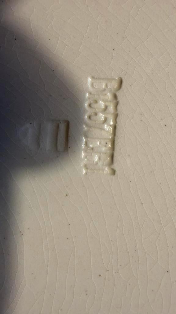 6 Borden met Vissen Motief + Sauskom, Antiek en Kunst, Antiek | Keramiek en Aardewerk, Ophalen of Verzenden