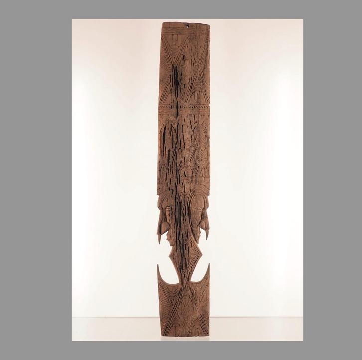 Houten sculptuur Aibom Sepik Papua Nieuw-Guinea (170703-04), Antiek en Kunst, Kunst | Niet-Westerse kunst, Ophalen of Verzenden