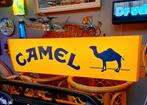 Grote, dubbelzijdige lichtbak, lichtreclame CAMEL sigaretten, Ophalen, Zo goed als nieuw