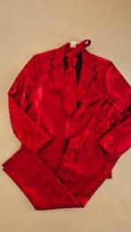 NIEUW! CARNAVAL PAK;  ROOD BLAZER MT 52 BROEK MT 50 STROPDAG, Maat 52/54 (L), Carnaval, Nieuw, Ophalen of Verzenden