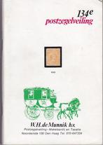W.H. de Munnik b.v. 134e postzegelcatalogus, postzegel, Ophalen of Verzenden, Gelezen, Catalogus