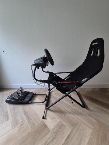 Playseat Challenge ActiFit Zwart + Logitech G923 TRUEFORCE - beschikbaar voor biedingen