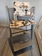 Stokke tripp trapp storm grey incl newbornset, Ophalen, Gebruikt, Meegroeistoel, Stoelverkleiner