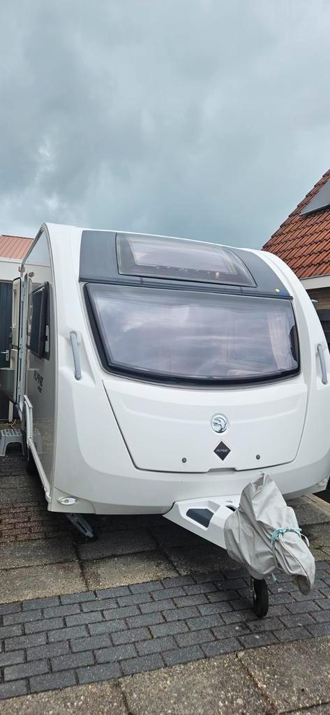 Sprite Alpine Sport 370 Caravan met mover en tent en GEKEURD, Caravans en Kamperen, Caravans, Particulier, tot en met 2, 500 - 750 kg