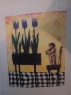 Litho. " primavera"., Antiek en Kunst, Kunst | Litho's en Zeefdrukken, Ophalen