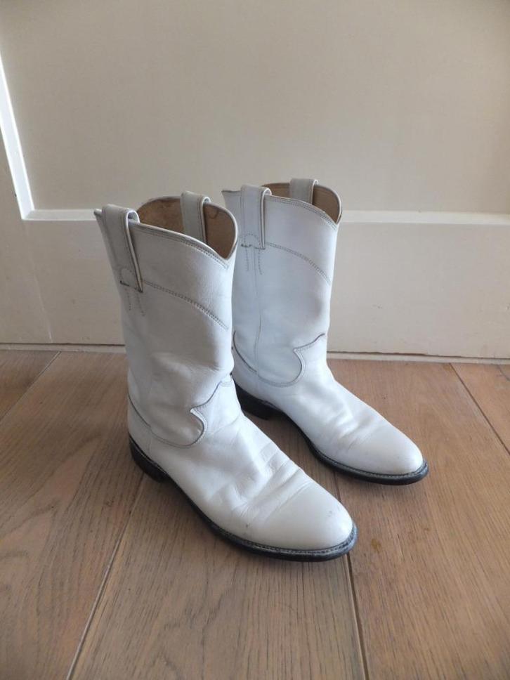 vintage boho cowboy ibiza laarzen justin boots maat 37 38, Kleding | Dames, Overige Dameskleding, Zo goed als nieuw, Verzenden