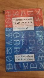 Terminologie Trainingsleer - Sport Anatomie Fysiologie, Boeken, Ophalen of Verzenden, Gelezen, H.A. Bottenberg, P.G. Bottenberg