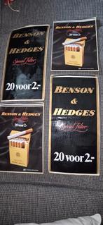 BENSON & HEDGES winkel reclame raamstickers zie foto's, Ophalen of Verzenden, Zo goed als nieuw