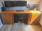 houten bureau, Huis en Inrichting, Complete inboedels, Ophalen