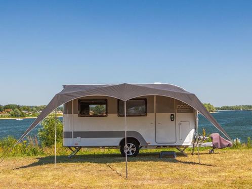 Campooz trekking luifel 375 cm zwart, Caravans en Kamperen, Voortenten en Luifels, Zo goed als nieuw, Ophalen