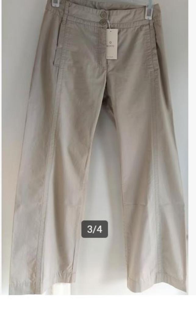 NIEUW!! Numph prachtige beige wideleg VAN 110 VOOR 15 EURO!, Kleding | Dames, Broeken en Pantalons, Nieuw, Maat 38/40 (M), Beige