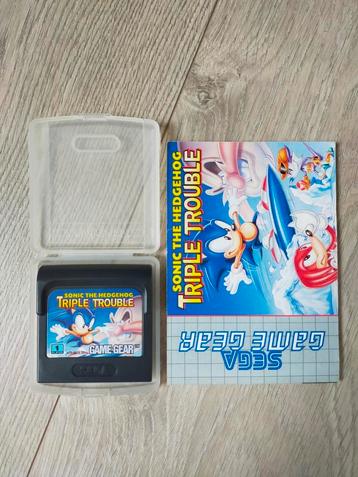 Sonic The Hedgehog - Triple Trouble Sega Game Gear spel  beschikbaar voor biedingen