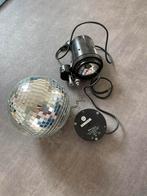 Skytec disco set pinspot met discobal, Muziek en Instrumenten, Licht en Laser, Stroboscoopeffect, Discobol, Gebruikt, Ophalen of Verzenden