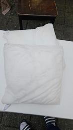 Witte kussens - 2 stuks, Ophalen of Verzenden, Gebruikt, Wit, Vierkant