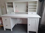 Ikea hemnes bureau met opzetstuk, Huis en Inrichting, Bureaus, Ophalen, Gebruikt, Bureau