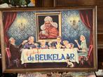 Ingelijste reclame poster van DE BEUKELAAR 64cm x 42cm OUD, Ophalen, Gebruikt, Met lijst, Rechthoekig Liggend