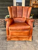 Schapenleren fauteuil, Huis en Inrichting, Ophalen, Gebruikt, 75 tot 100 cm