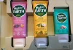 Happy Earth Set - Handzeep, Douchegel, Bodylotion, Verzenden, Nieuw, Bad & Douche