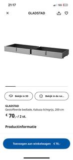 Gladstad bedlade 1x nieuw in doos, 100 cm, Eenpersoons, Nieuw, Ophalen of Verzenden