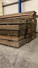 Grote voorraad steigerplanken 500 cm - Gebruikt, Doe-het-zelf en Verbouw, Hout en Planken, Ophalen, 25 tot 50 mm, Zo goed als nieuw