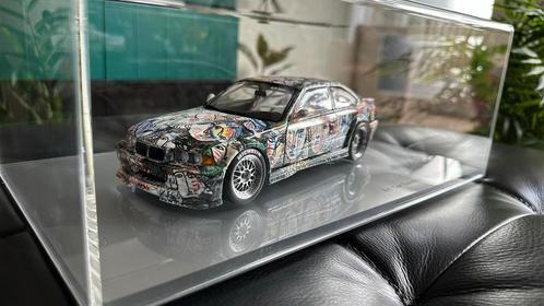 1:18 MiniChamps Art Car 1992 BMW E36 M3 GTR Sandro Chia ME, Hobby en Vrije tijd, Modelauto's | 1:18, Nieuw, Auto, MiniChamps, Ophalen of Verzenden