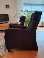 Fauteuils, Huis en Inrichting, Fauteuils, Ophalen, Gebruikt, 50 tot 75 cm, Leer
