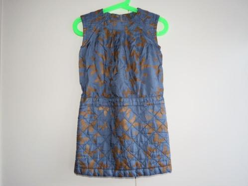 ZGAN jurkje overgooiertje blauw bruine vlinders Van Hassels, Kinderen en Baby's, Kinderkleding | Maat 116, Zo goed als nieuw, Meisje