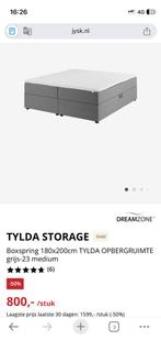 JYSK C50 gold bed (zelf demonteren), Ophalen, Gebruikt, Tweepersoons, Hout