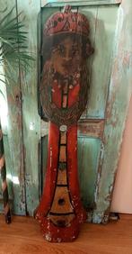 Antiek houten ornament van kermis attractie, moor, ca 1850, Ophalen of Verzenden