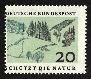 Duitsland Bundesrepubliek 1969 Mi. 592 MISDRUK  Uniek beschikbaar voor biedingen