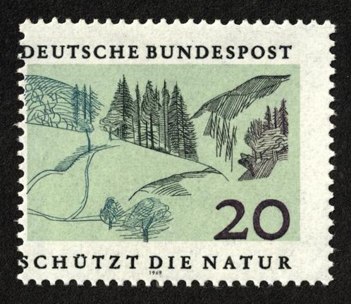 Duitsland Bundesrepubliek 1969 Mi. 592 MISDRUK  Uniek, Postzegels en Munten, Postzegels | Europa | Duitsland, Postfris, BRD, Verzenden