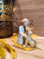 Kerstengel beschermengel beeldje met hond, Antiek en Kunst, Verzenden