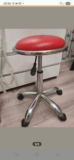 Pedicure Kruk, in hoogte verstelbaar- Rood, Huis en Inrichting, Ophalen of Verzenden