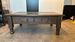 Massief houten salontafel, Ophalen, 50 tot 100 cm, Zo goed als nieuw, Minder dan 50 cm