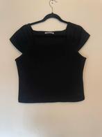 Vanilia Wafelstof Top - Maat 42, Kleding | Dames, Tops, Zwart, Maat 42/44 (L), Ophalen of Verzenden, Zo goed als nieuw