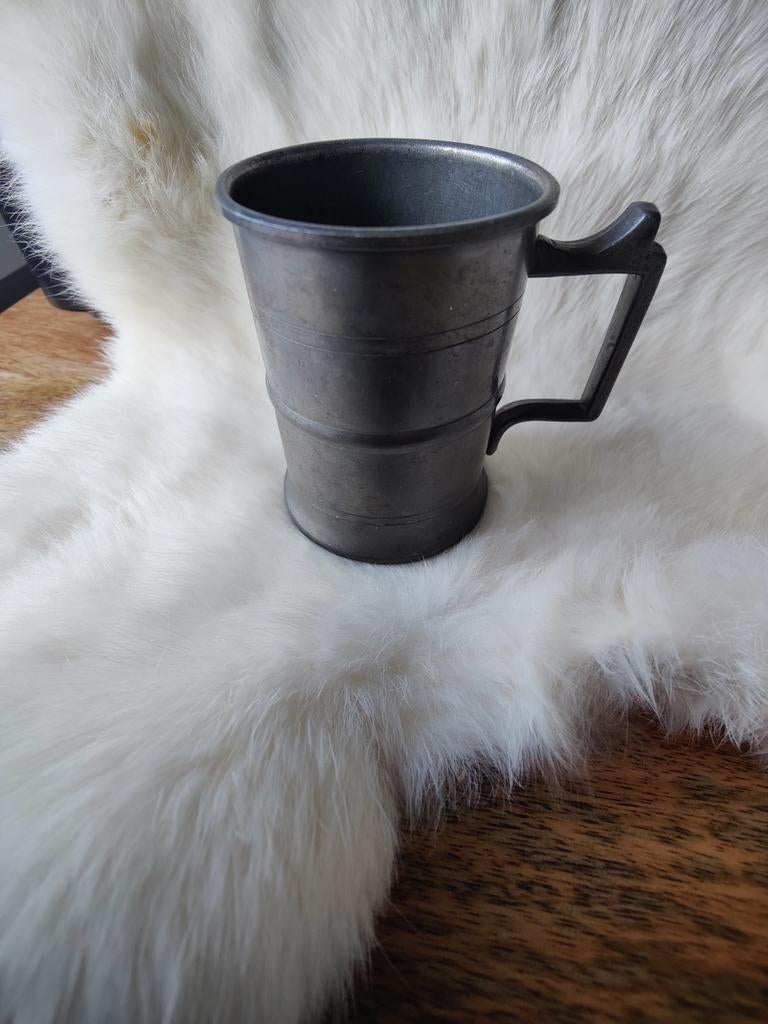 Oude kleine tinnen bierkan, Antiek en Kunst, Ophalen of Verzenden