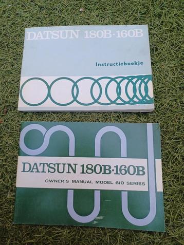datsun 180b 160b , 2 instructieboekjes + 1 serviceboekje beschikbaar voor biedingen